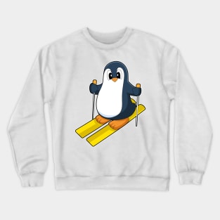 Penguin Skier Ski Winter sports Crewneck Sweatshirt